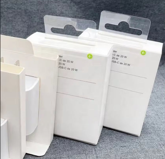 Cargador Rápido 20 W USB-C PD + Cable Tipo C – Carga Segura y Ultrarrápida