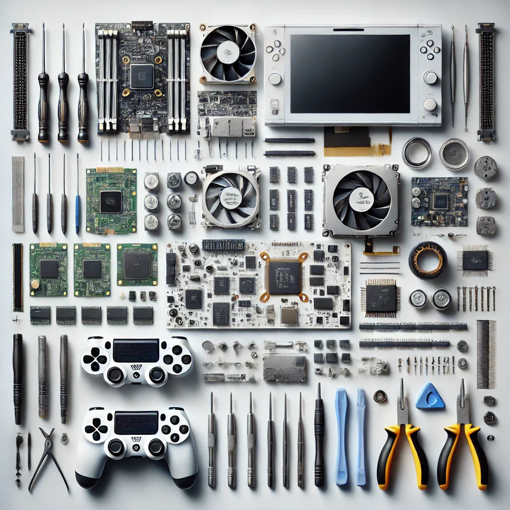 Componentes electrónicos y herramientas para reparación de consolas | TuxFix